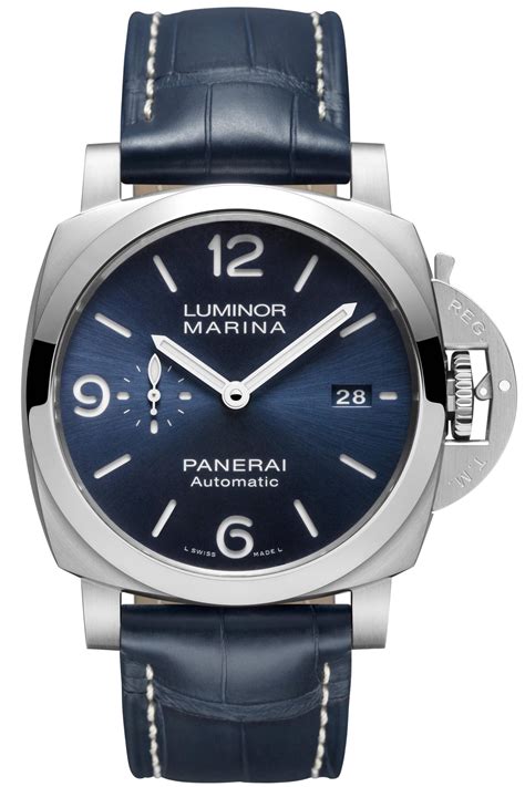 panerai luminor marina metal strap|panerai luminor marina 44mm price.